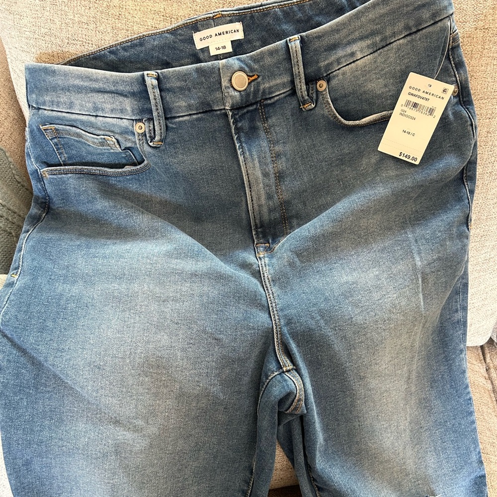 Good American Good Waist jeans